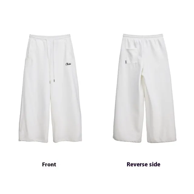 Sports Pants Super Elastic Bottoming Long Sleeve T shirt White Trousers - Shop at LoveMi