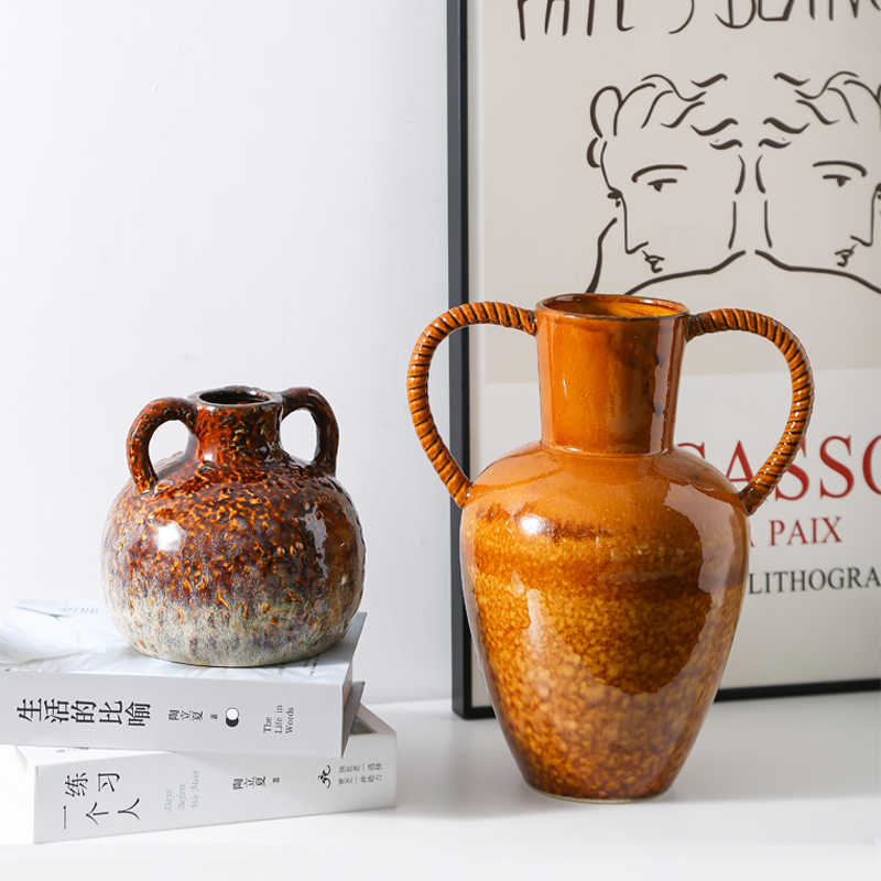 Two Pairs Of Earrings Fambe Vase Ornaments
