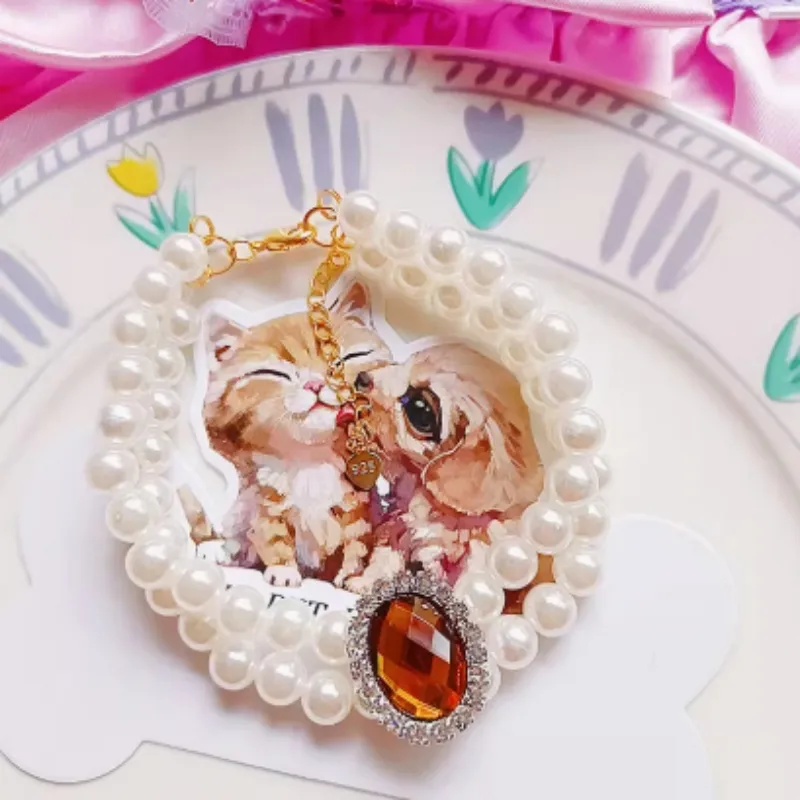 Cat Pet Jewelry Water Drop Pendant Rabbit