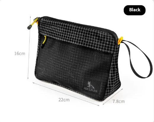 Outdoor Travel Toiletry Bag High-grade Waterproof Strong Horse Portable - Black