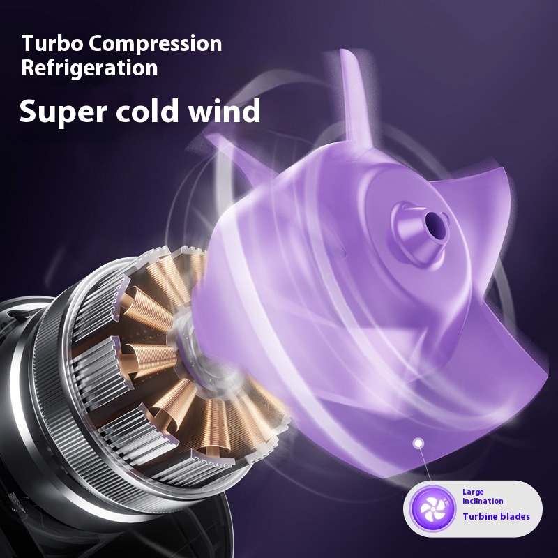 USB Charging Digital Display Portable Outdoor Wind Hanging Neck Fan - Image 1