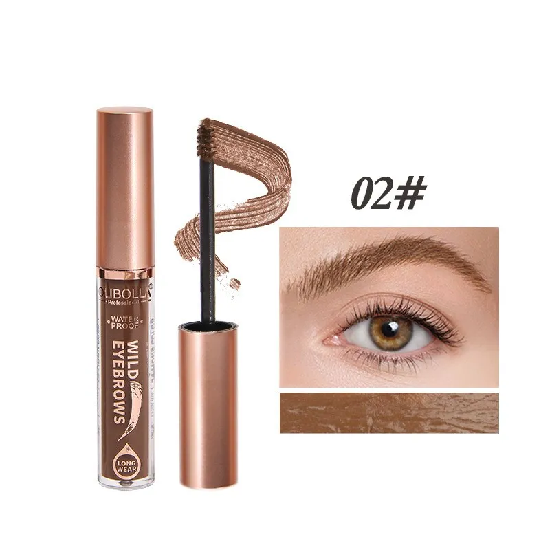 Four Colors Eyebrow Cream Long Lasting Waterproof - 02 Style
