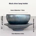 Black Silver Cup Holder