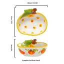 Pumpkin Oval Bowl Small