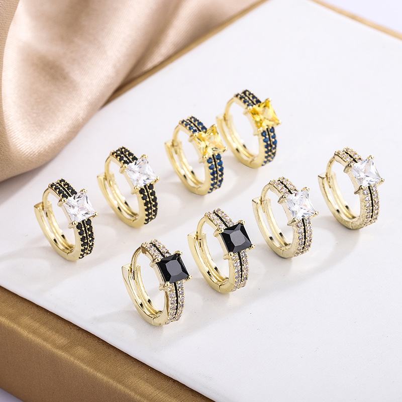 European And American Personalized Fashion Rhinestone Zircon Ear Clip