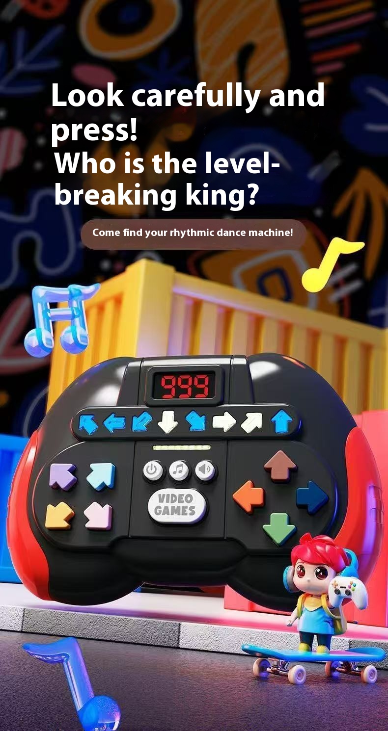 Máquina de juego musical con ritmo maestro, entrada, descompresión, juguetes de entrenamiento mental / Music Rhythm Master Game Machine Entrance Decompression Thinking Training Toys 17