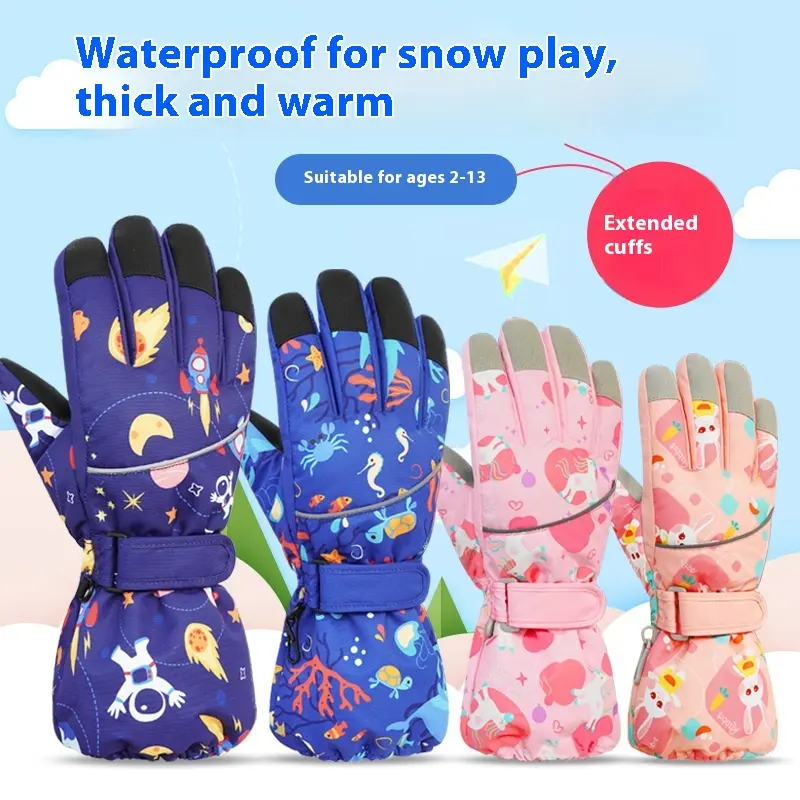 Warm With Velvet Thickened Cotton Waterproof Boys