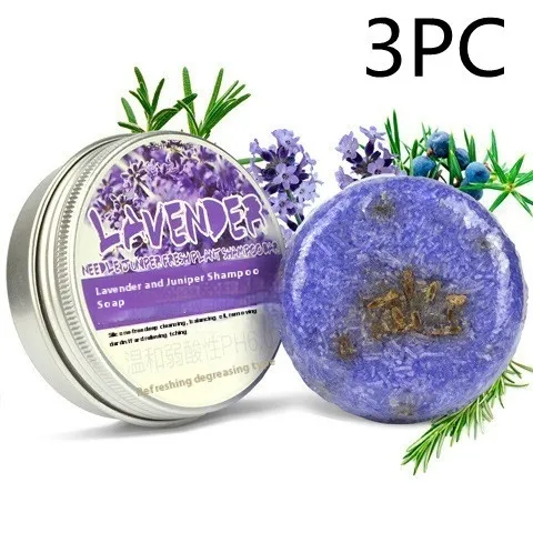 Ginger Skin Care Shampoo Conditioner Essential Oil Soap Nourishing - Lavender 3Pc