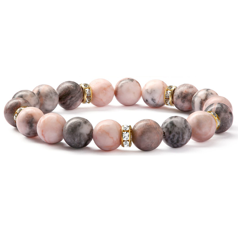 Yoga Energy Lava Volcanic Rock Bead Bracelet