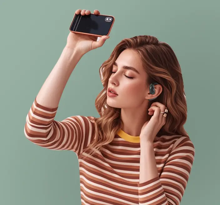 Long Term Wearing Of Hanging Bluetooth Earphones Without Pain