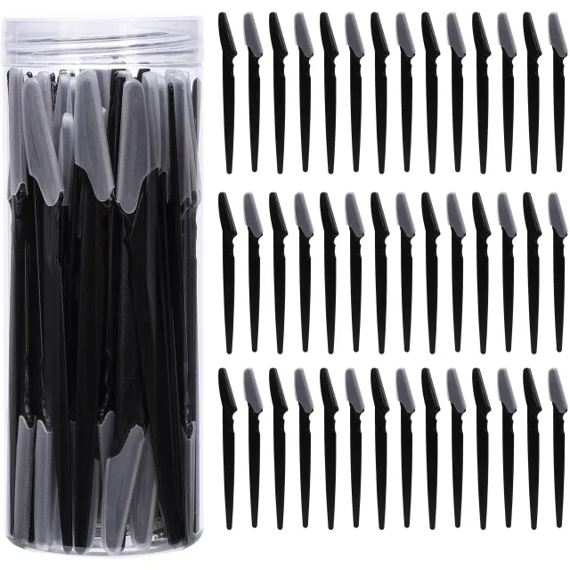 Women's Convenient Portable Black Eyebrow Pencil Suit Scratch resistant Pogonotomy Trimming 40Pcs - Shop at LoveMi