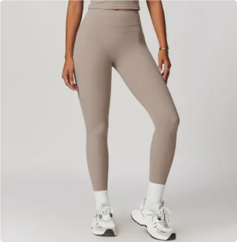 Sanding Tight High Waist Yoga Pants Belly Contracting Hip Raise Fitness Pants