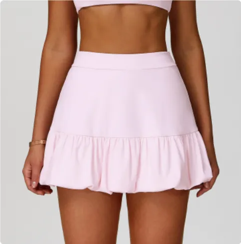 Fake Two piece Skirts Quick drying Breathable Safety Tennis Skirt Falling Pollen - Shop at LoveMi