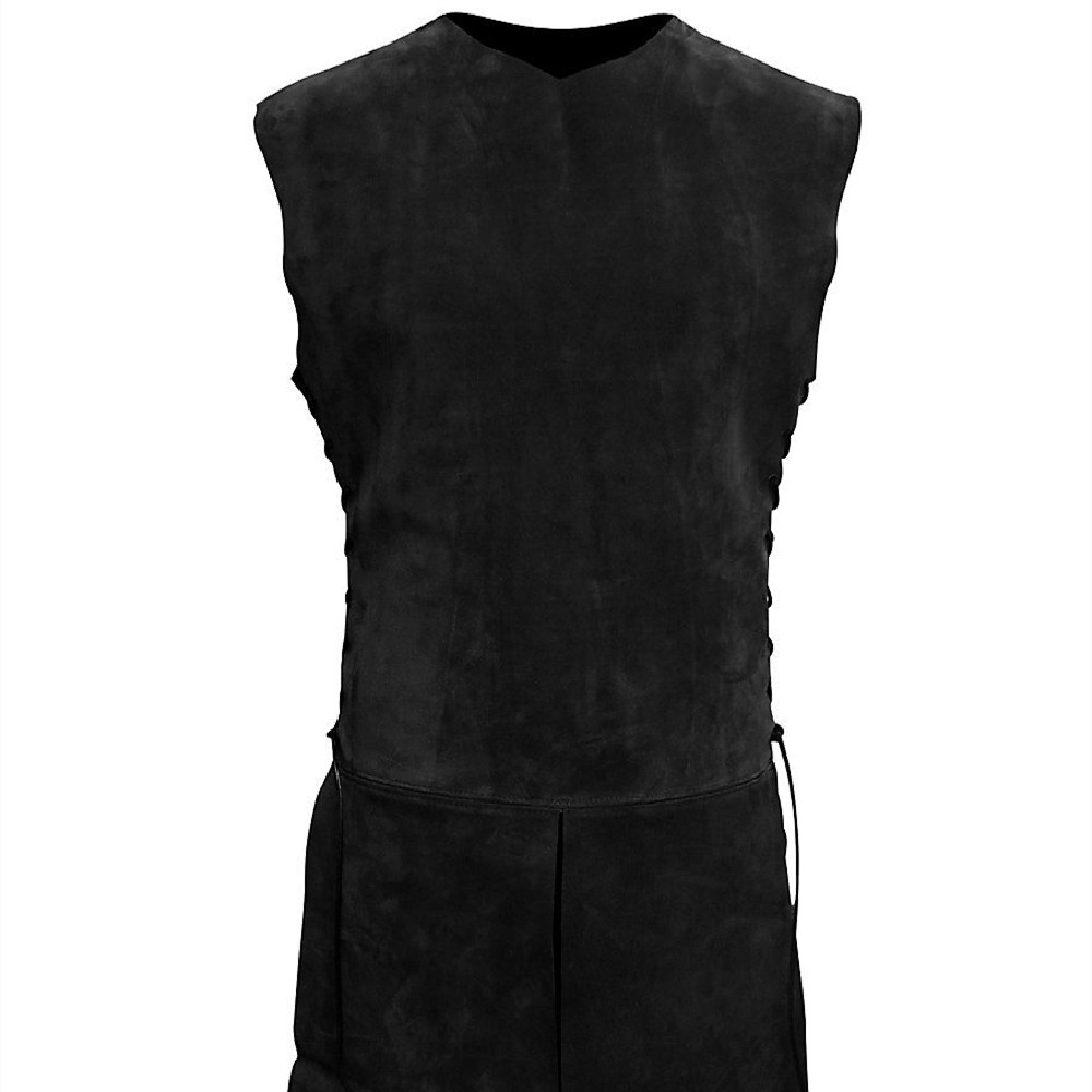 Men's Fashion Retro Renaissance Deerskin Velvet Leather