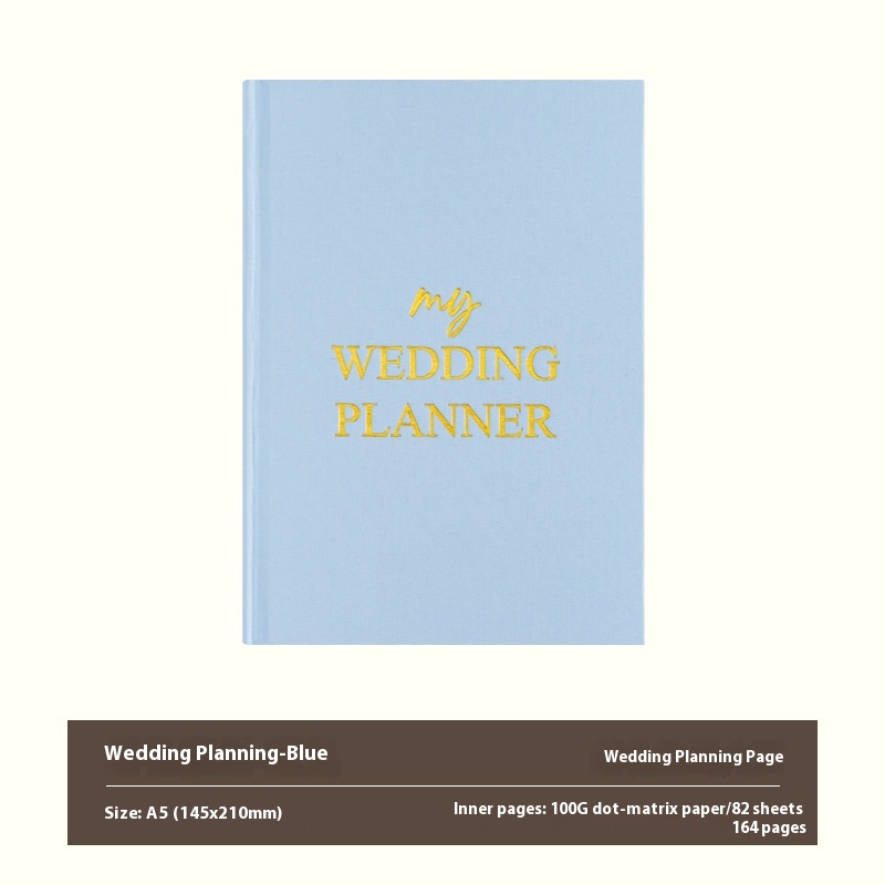 New European And American Wedding Planning Notes Notebook Asia 5