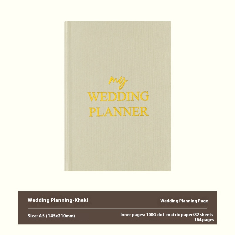 New European And American Wedding Planning Notes Notebook Asia 3