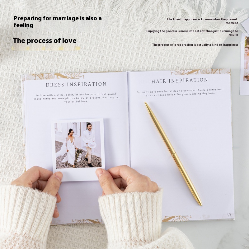 New European And American Wedding Planning Notes Notebook Asia 2