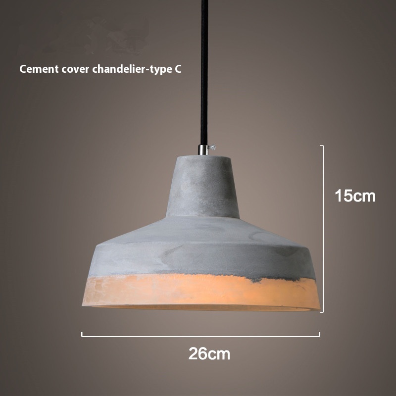 LOFT Retro Creative Individual Cement Chandelier - Image 2
