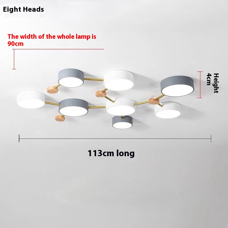 LED Ceiling Personalized Bedroom Study And Restaurant Log Decorative Light
