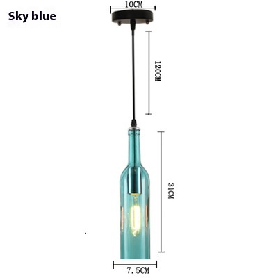 Color Beer Bottle Decorative Chandelier