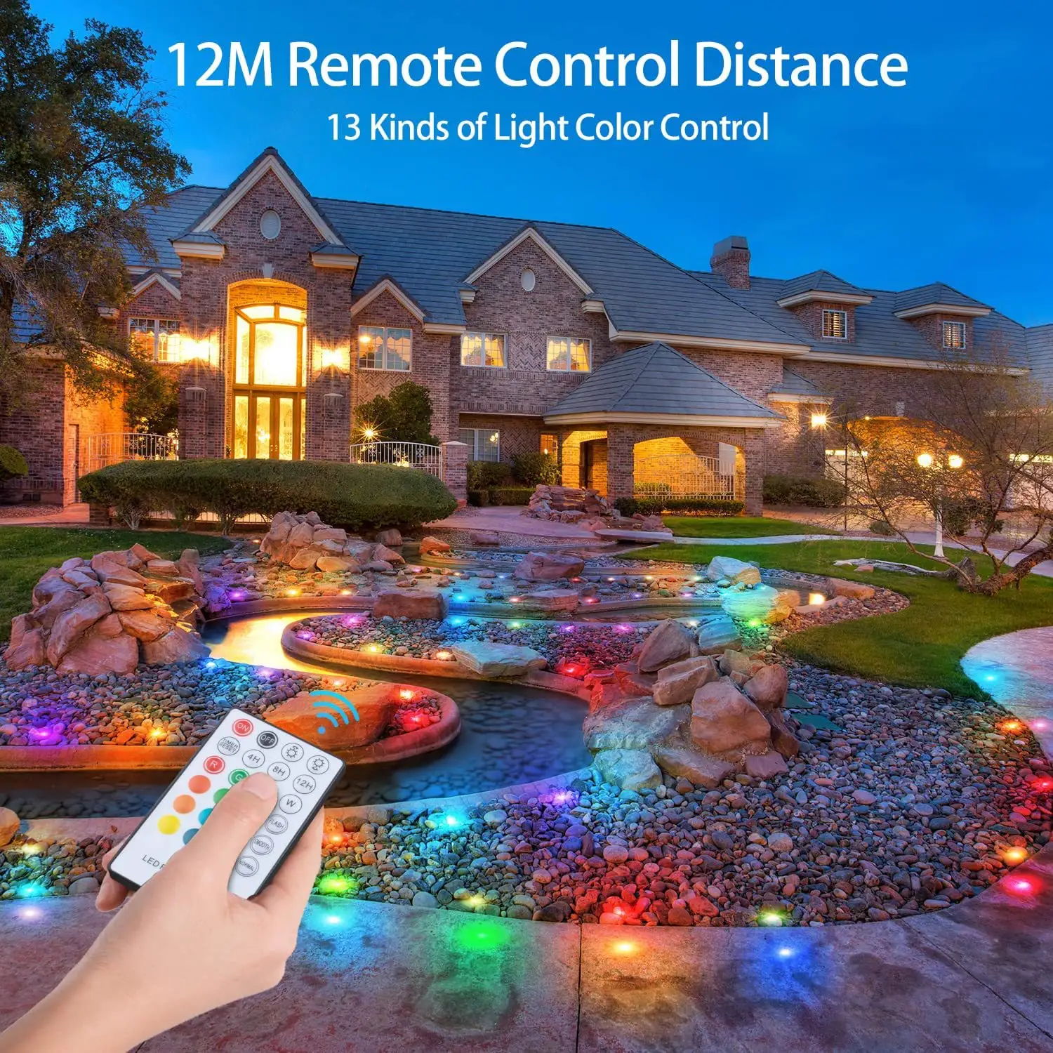 RGB Outdoor Lamp String LED Underground Low