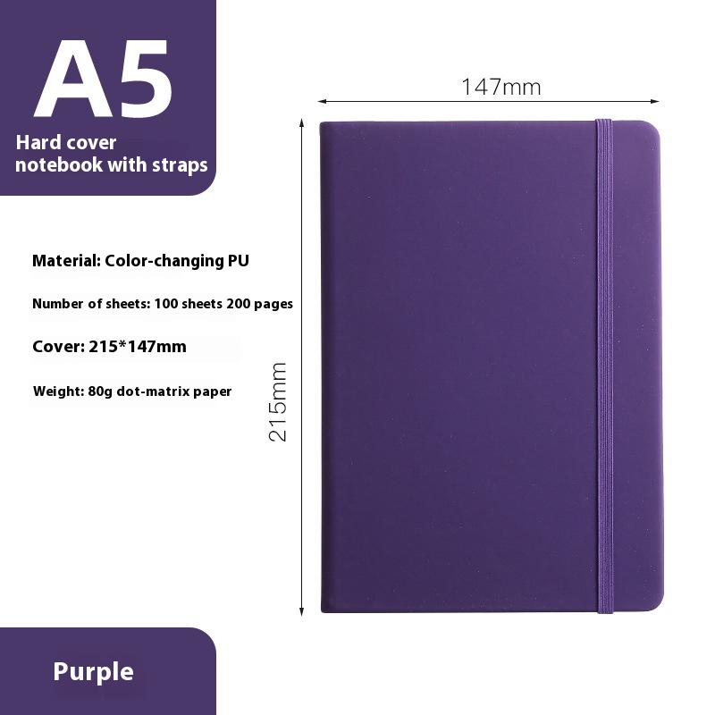 A6a5 Strap Notebook Notepad 10