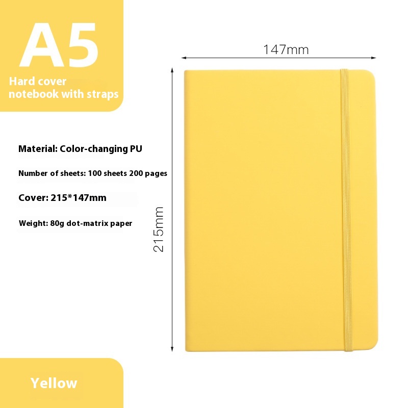 A6a5 Strap Notebook Notepad 5
