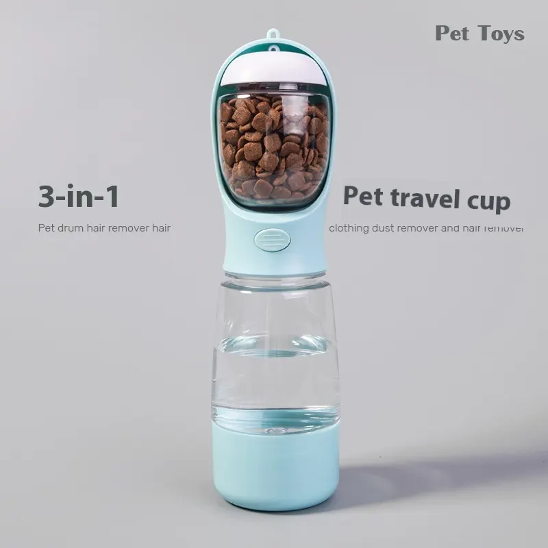 Water and Food Integrated Dog Walking Portable Cat Drinking