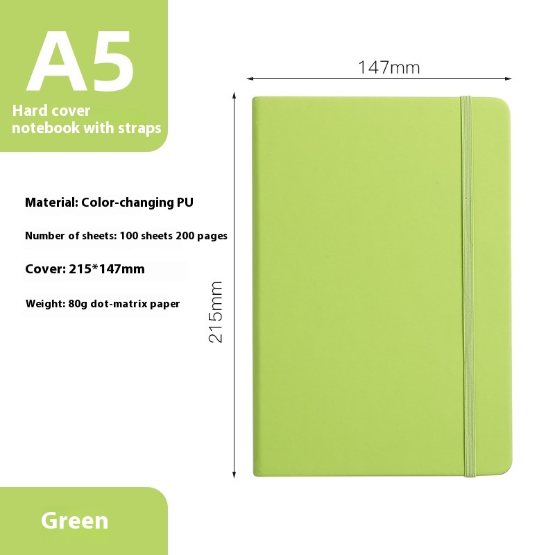 A6a5 Strap Notebook Notepad 6