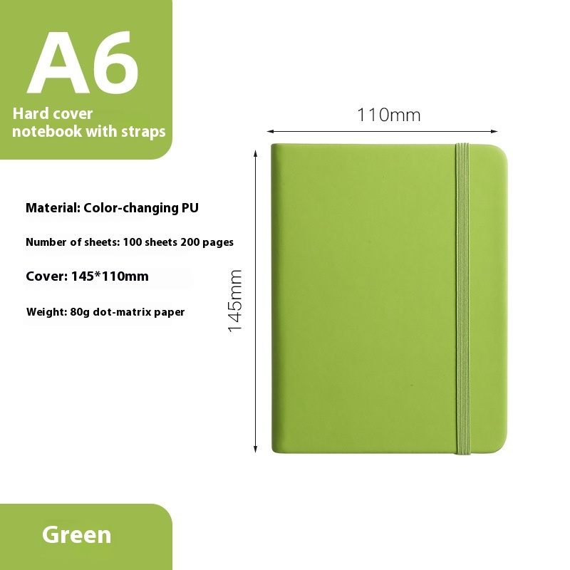 A6a5 Strap Notebook Notepad 9