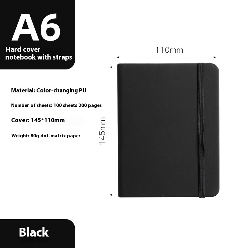 A6a5 Strap Notebook Notepad 7