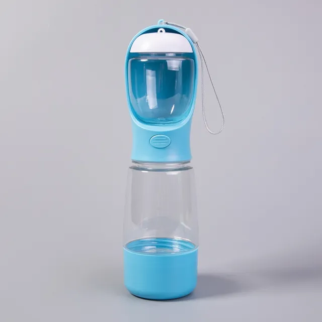 Water And Food Integrated Dog Walking Portable Cat Drinking Water Portable Cup Dark Blue - Shop at LoveMi