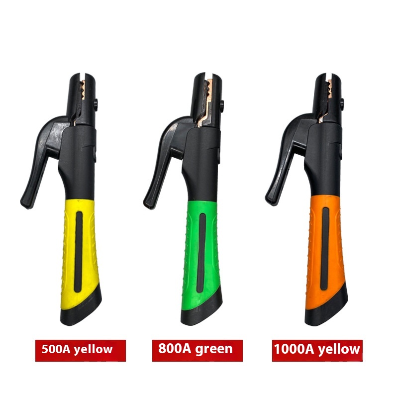 Electric Welding Pliers Nylon Handle Shell Weld Handle Pure Copper Electrode Clamp - Image 4