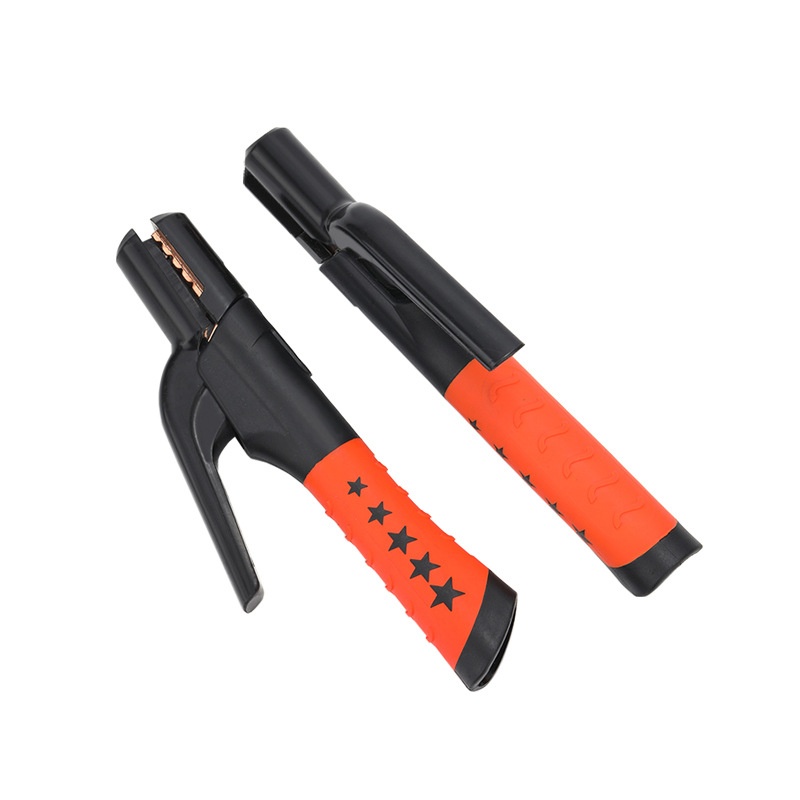 Electric Welding Pliers Nylon Handle Shell Weld Handle Pure Copper Electrode Clamp - Image 5