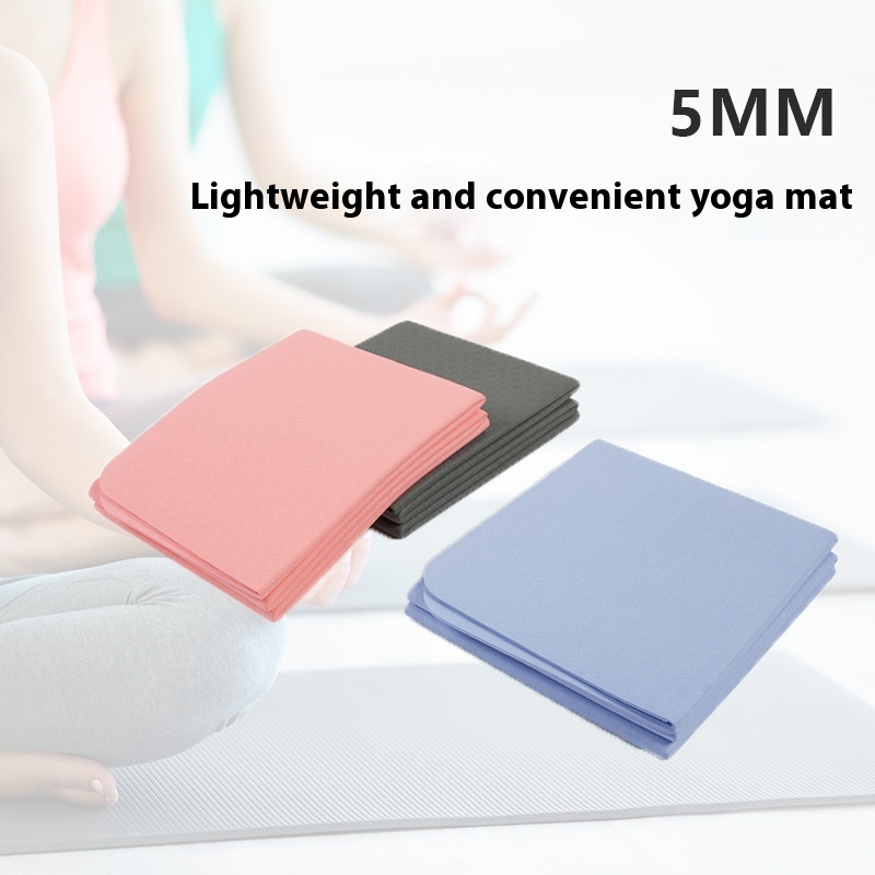TPE Folding Yoga Mat Non-slip Portable