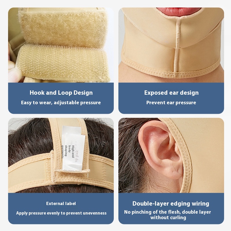 Postoperative Compression Elastic Bandage Shaping Headgear Jaw Lifting Band