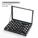 Black 100 Grid Ring Box