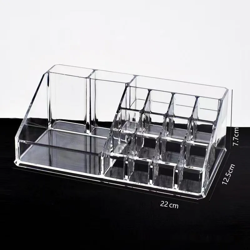 Fashion Large Capacity Multilayer Jewelry Storage Box - 16 Grid Lipstick Top