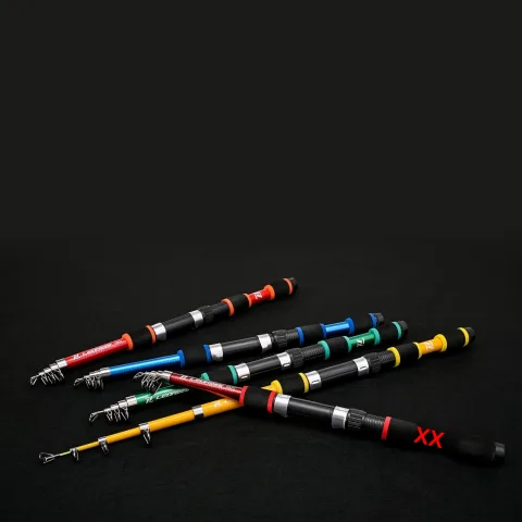 Ultra Short Pocket Portable Fishing Rod Suit