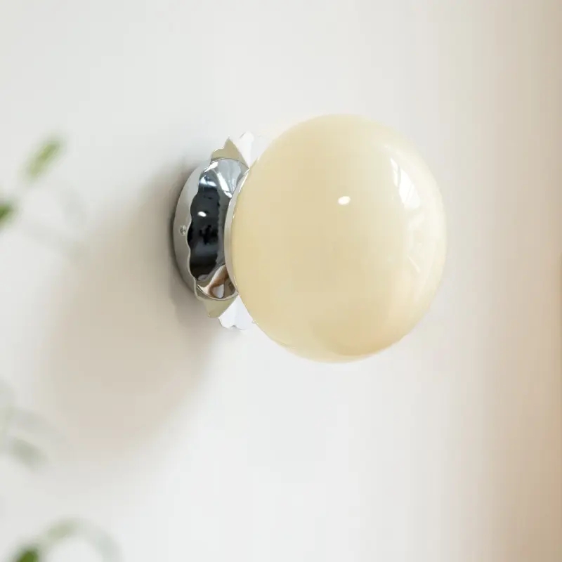 French Retro Cream Magic Bean Wall Lamp
