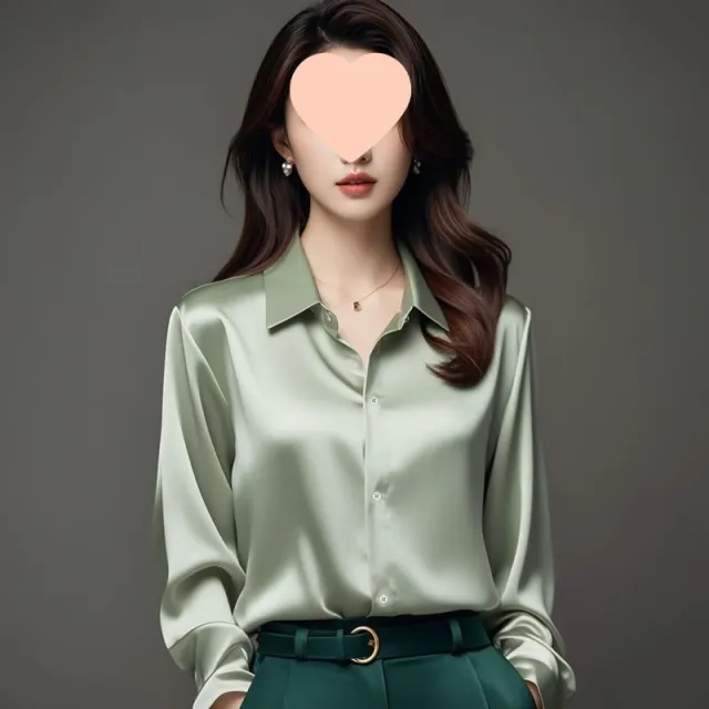 Professional Retro Unique Chic Purple Blouse Women Tops Green - Shop at LoveMi