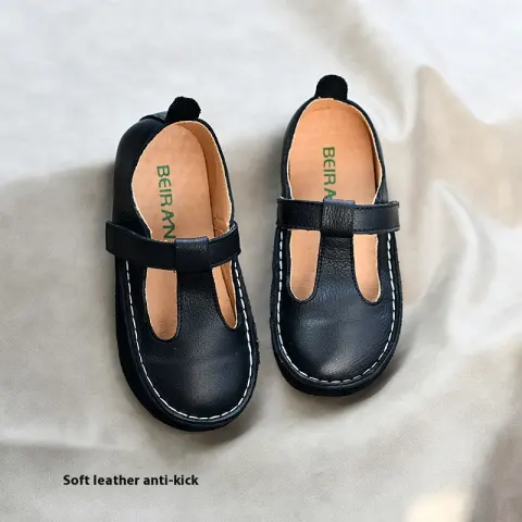 Children's Genuine Leather Soft Calf Shoes Casual Baby