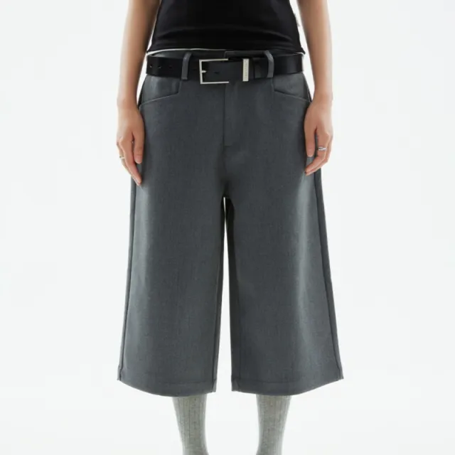 Solid Color Profile Suit Cropped Pants Trend All match Casual Gray - Shop at LoveMi