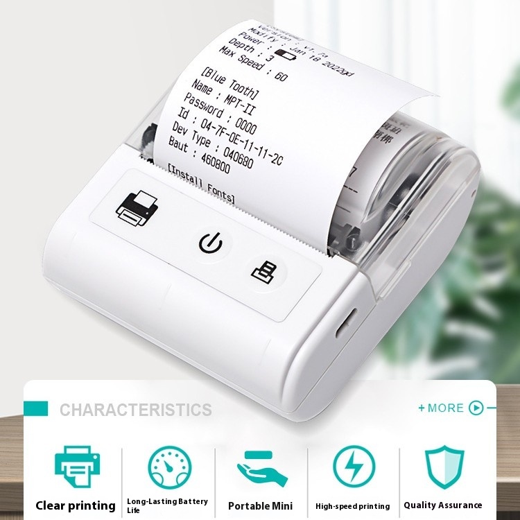 58mm Portable Handheld Bluetooth Printer