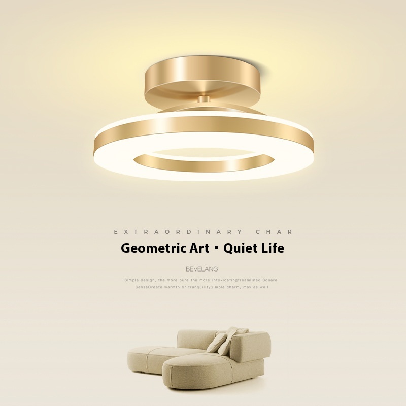 Aisle Corridor Modern Minimalist Ring Bedroom Ceiling Lamp