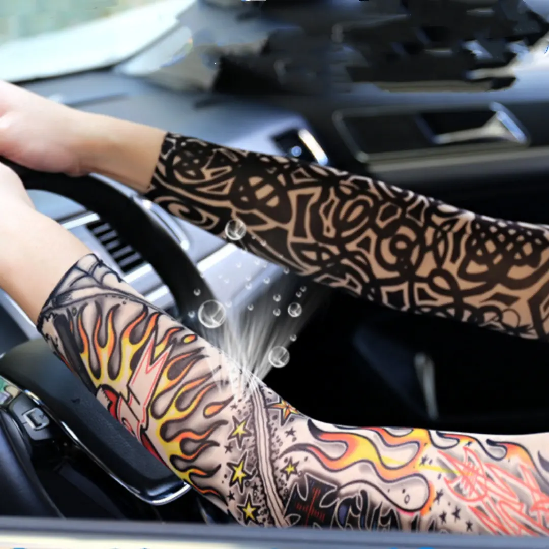 6-piece Combination Seamless Riding Tattoo Sun Protection