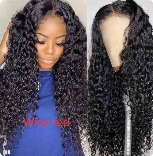 Fashion Front Lace Synthetic Wigs Wig - Wine Red