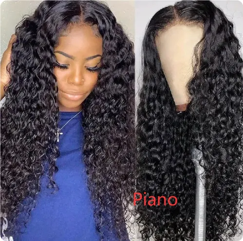 Fashion Front Lace Synthetic Wigs Wig - Piano Color