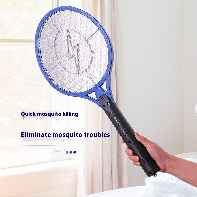Rechargeable Mosquito Swatter Manual Electric Shock Efficient Mosquito Repellent