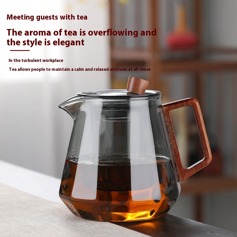 Fanshi Glass Teapot Strainer Teapot Household High Temperature Resistant